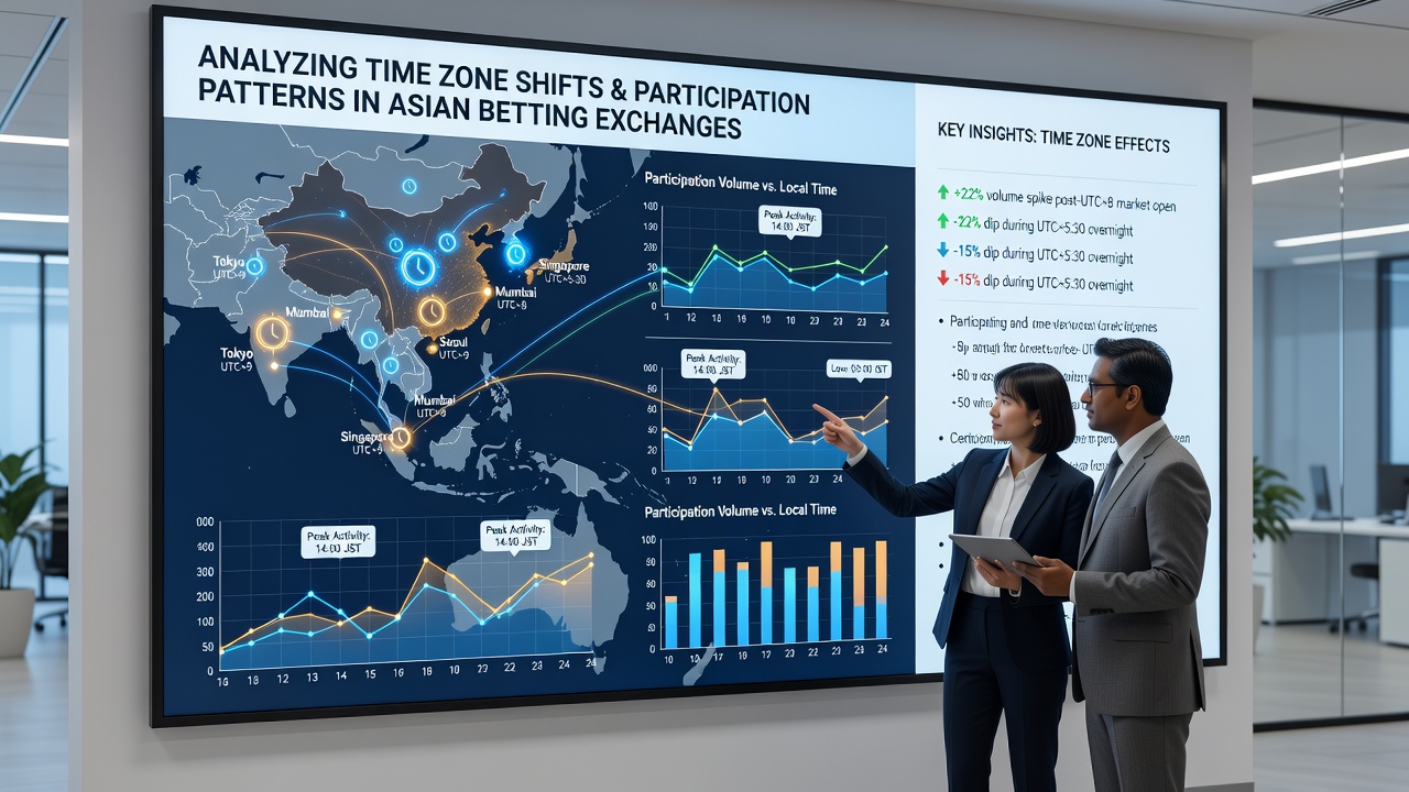 Chart displaying hourly participation volumes on Asian betting exchanges during September 2026