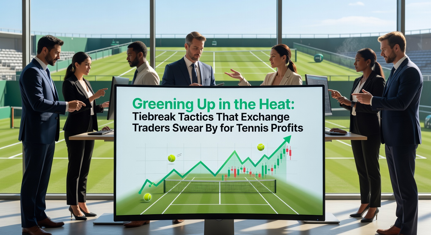 Tennis players locked in a tense tiebreak on a sun-baked court, racket poised mid-swing